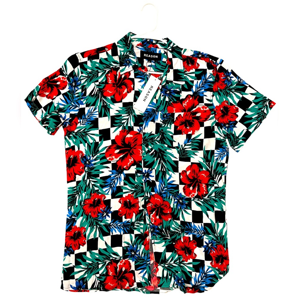 Floral Hawaiian Buttondown Size L